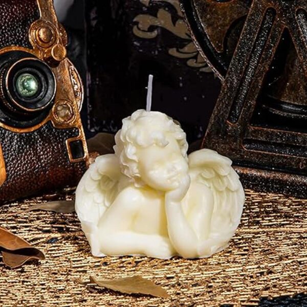 Nuanchu 2 velas de ángel velas perfumadas de soja velas_3