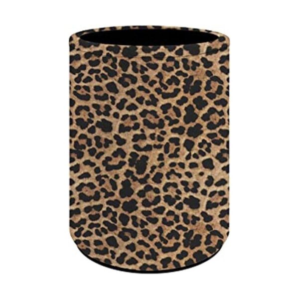 Dreaweet Soporte para lápices con estampado de leopardo de_1