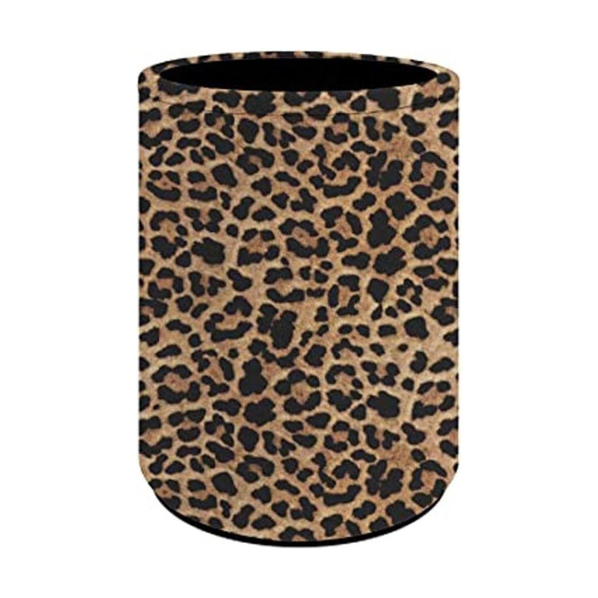 Dreaweet Soporte para lápices con estampado de leopardo de