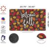 Toland Home Garden 800522 Felpudo decorativo de hojas de_2