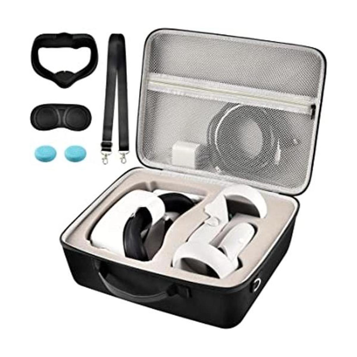 Funda de transporte rígida para Meta para Oculus Quest 2