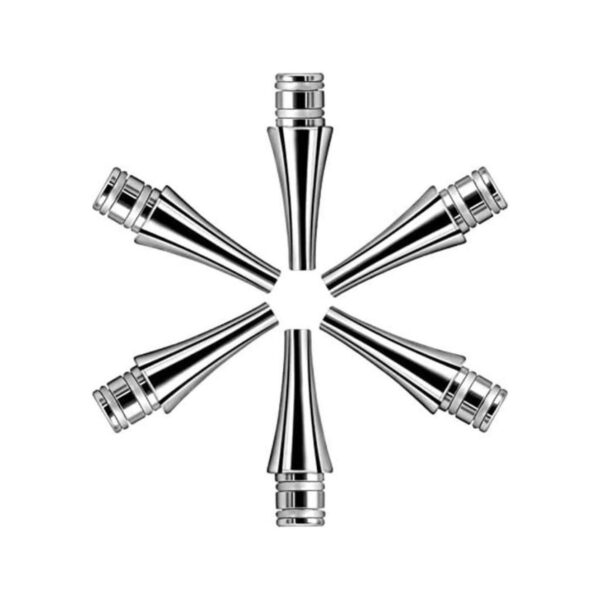 BENOSPACE 6 puntas de acero inoxidable para bolígrafo de