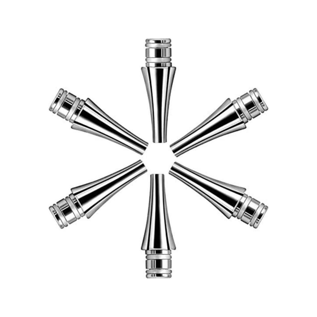 BENOSPACE 6 puntas de acero inoxidable para bolígrafo de