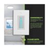Homewerks 715012 LCD baño temporizador interruptor para