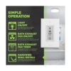 Homewerks 715012 LCD baño temporizador interruptor para