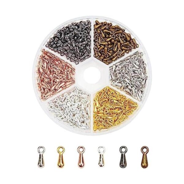 Kitbeads 600 piezas de aleación extensor cadena terminador_1