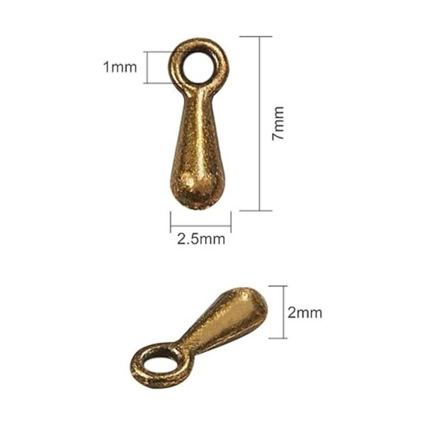 Kitbeads 600 piezas de aleación extensor cadena terminador_2