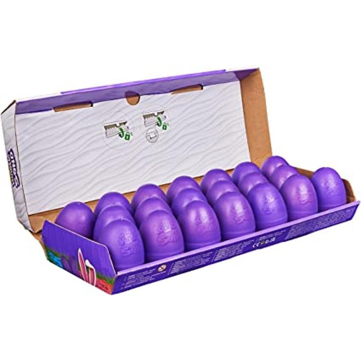 Kinetic Sand Paquete de 20 huevos con arena roja