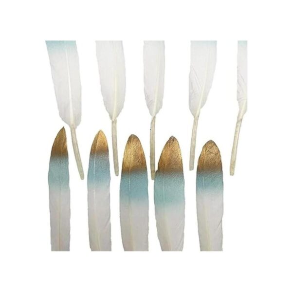 LONDGEN 50 plumas de ganso naturales de 4 a 6 pulgadas