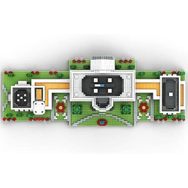 SEMKY Juego de micro mini bloques de casa blanca famosa_3