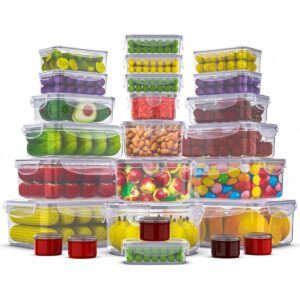 50 recipientes grandes de almacenamiento de alimentos con_1