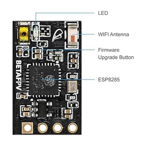BETAFPV ExpressLRS OpenTX Mini Nano Receptor de Alta