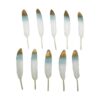LONDGEN 50 plumas de ganso naturales de 4 a 6 pulgadas