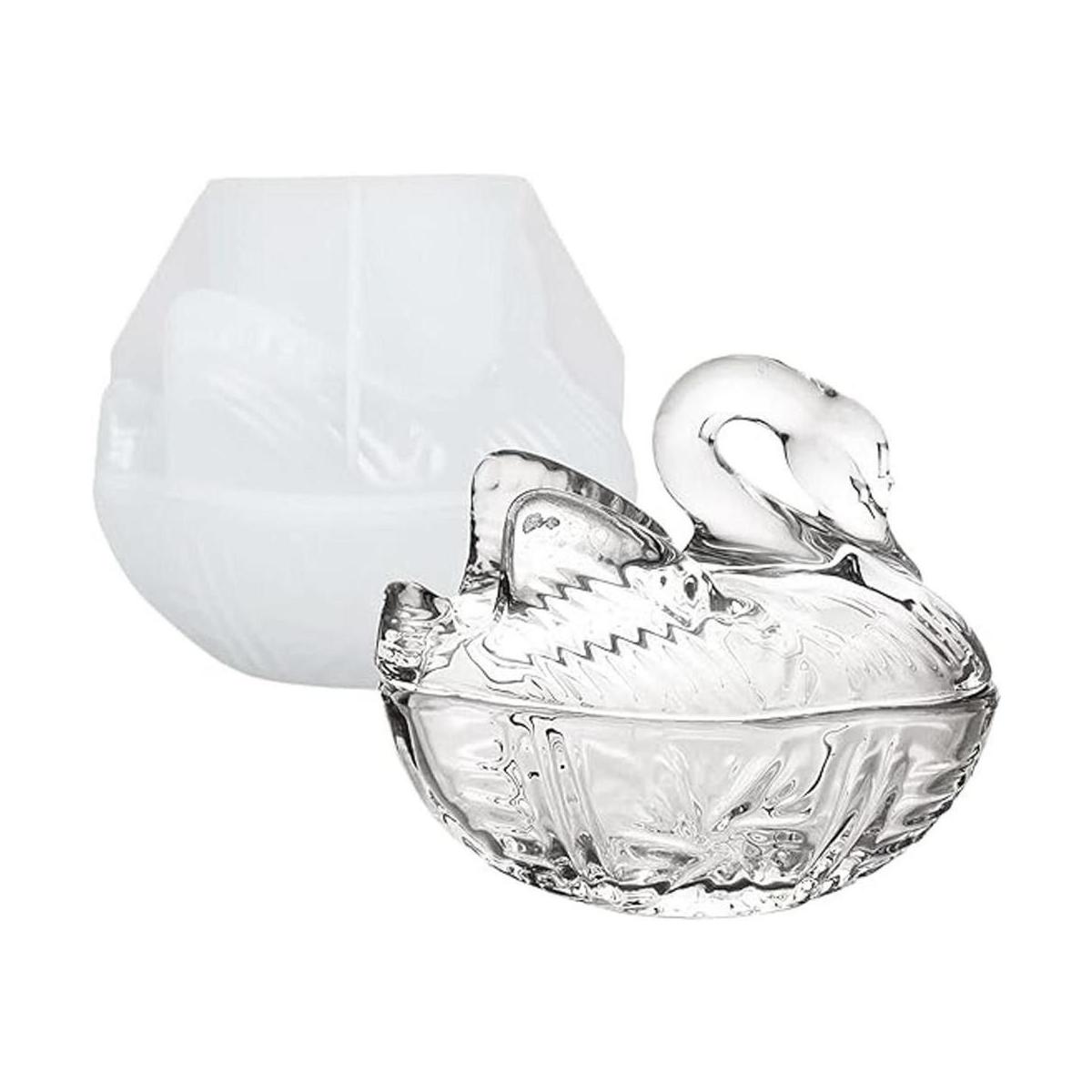 Molde de resina de silicona para almacenamiento de cisne