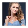 9 piezas de collar en blanco de sublimación con cadena en