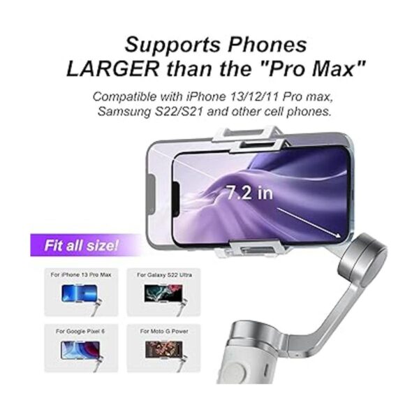 Cardán de 3 ejes para iPhone 13 12 11 Pro Max XS X XR_3