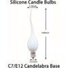 Goothy Bombillas de silicona sumergidas para velas_2