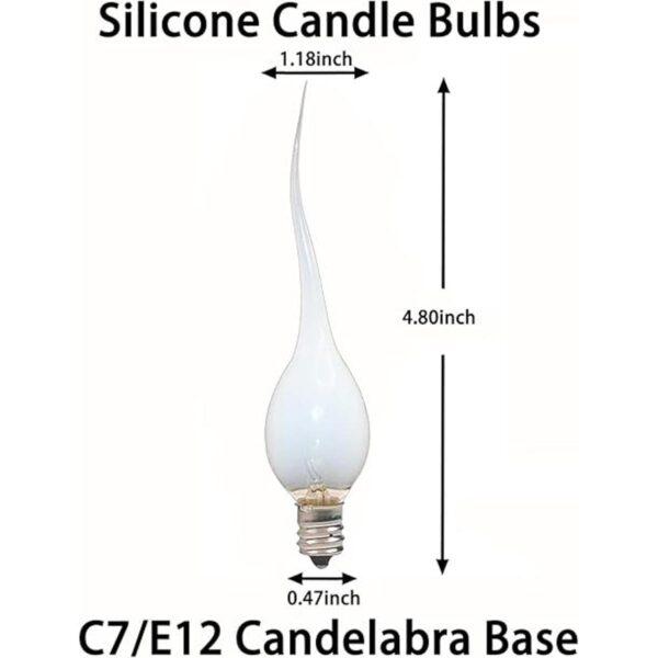 Goothy Bombillas de silicona sumergidas para velas_2