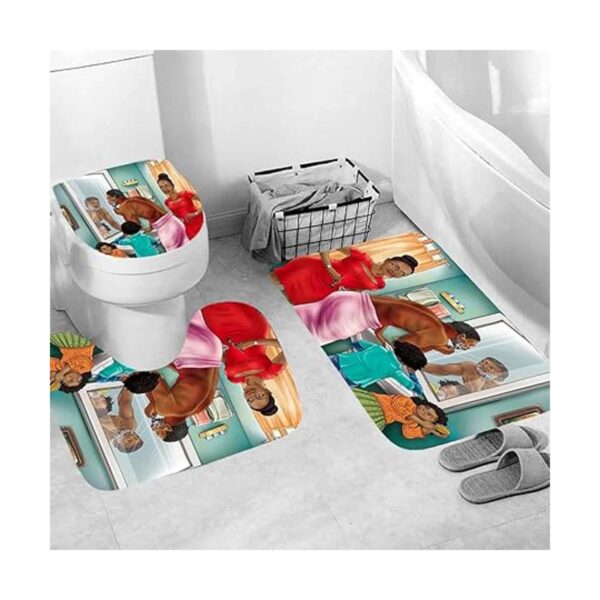 Juego de 4 cortinas de ducha para niños con temática