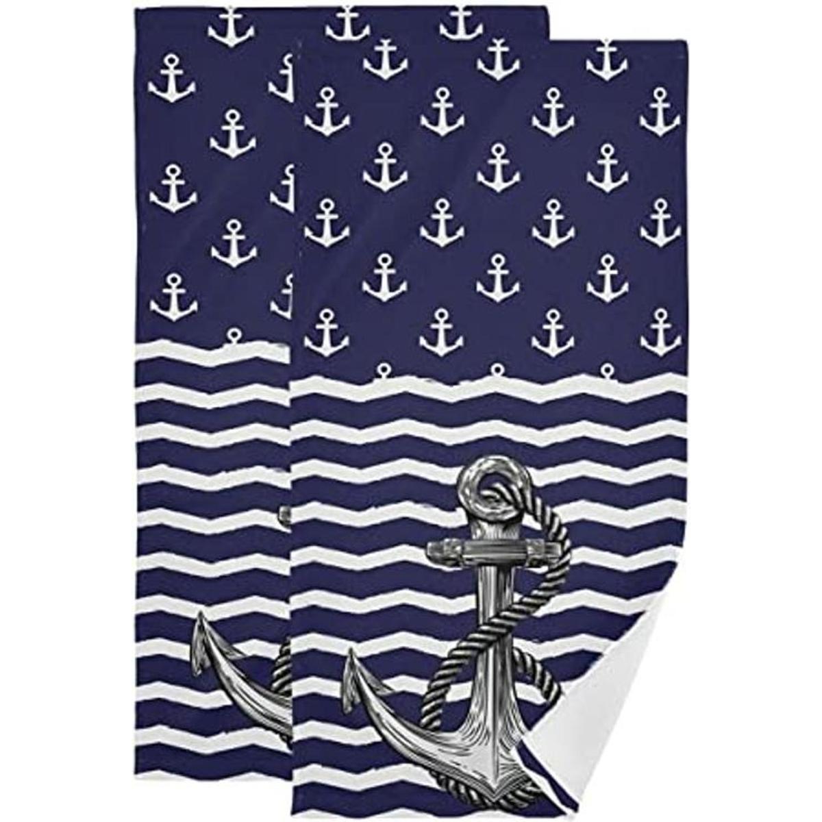 Anchor Toalla de mano para baño 2 unidades absorbentes