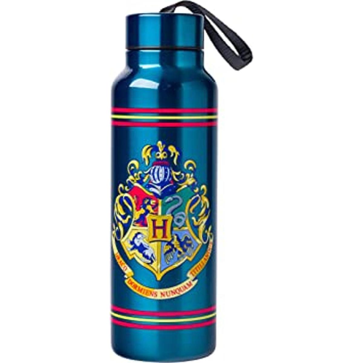 Silver Buffalo Harry Potter Hogwarts Botella de agua de