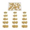 Craftdady 20 cuentas espaciadoras Pixiu chapado en oro de