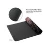 Alfombrilla de mouse para juegos de color oro rosa con_3