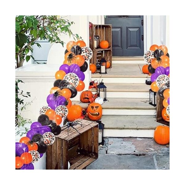 Globos de decoración de Halloween Kit de guirnalda de arco_5