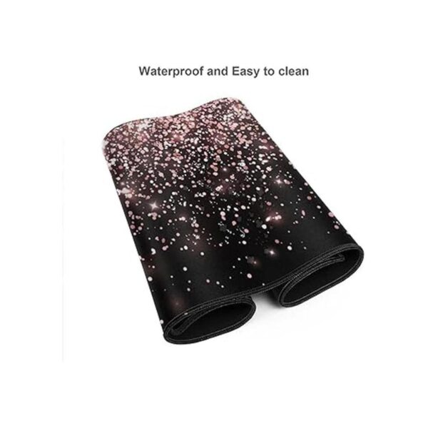 Alfombrilla de mouse para juegos de color oro rosa con_6