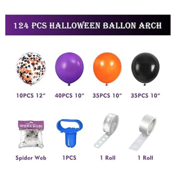 Globos de decoración de Halloween Kit de guirnalda de arco_2