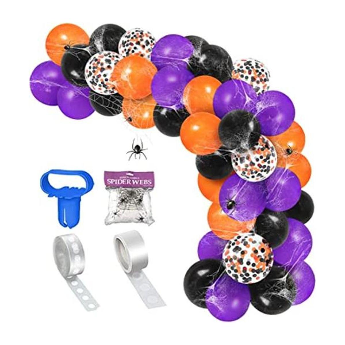 Globos de decoración de Halloween Kit de guirnalda de arco