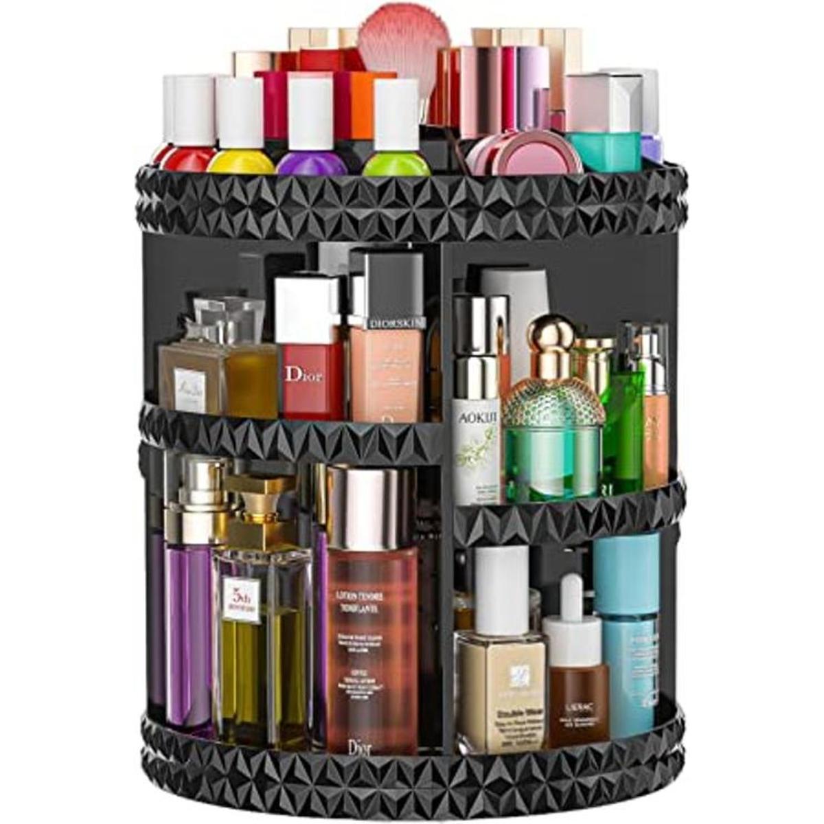 HEMTROY Organizador de maquillaje giratorio de 360