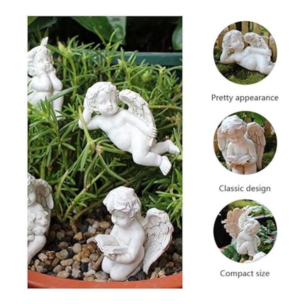Toyvian Juego de 5 estacas decorativas de resina en
