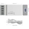 Cargador de pared USB con 5 puertos para múltiples_2