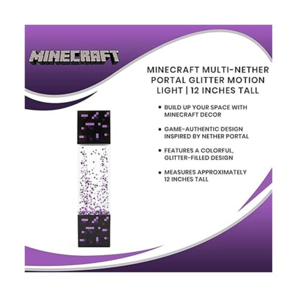 Ukonic Minecraft MultiNether Portal Lámpara de movimiento