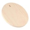 MUKLEI Paquete de 4 placas redondas de madera de 12