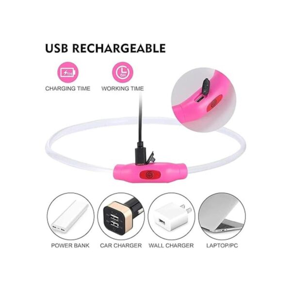 NOVKIN Collar LED para perro collares de perro con luz_5