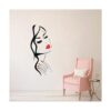 Calcomanía de pared para salón de belleza manicura salón