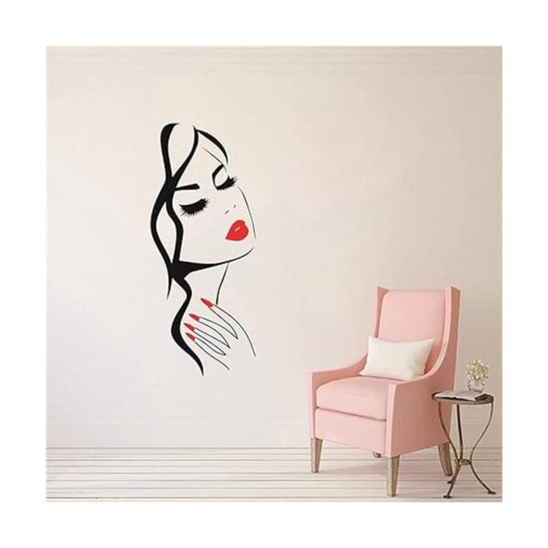 Calcomanía de pared para salón de belleza manicura salón