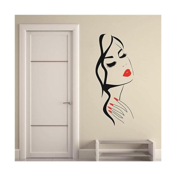 Calcomanía de pared para salón de belleza manicura salón