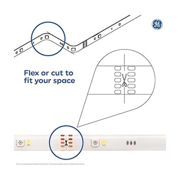 GE Cinta de luz LED color blanco frío 20 pies