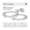 GE Cinta de luz LED color blanco frío 20 pies