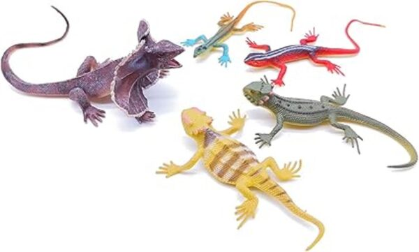 Guaishou Lizards Toys Juego de 15 figuras realistas de_5