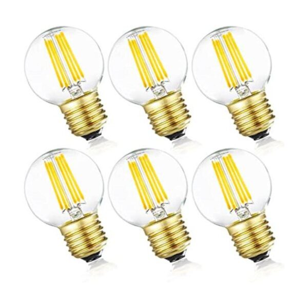 Bombilla E26 Edison regulable G16.5 de 6 W igual a 60 W_1