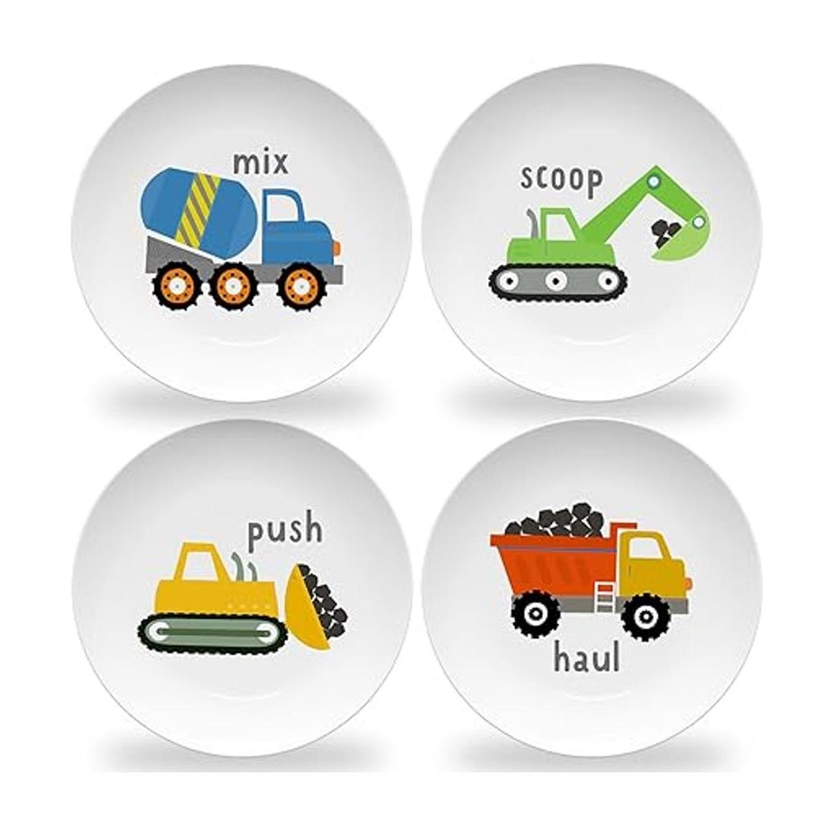 Tiny Expressions Placas de camión de construcción para