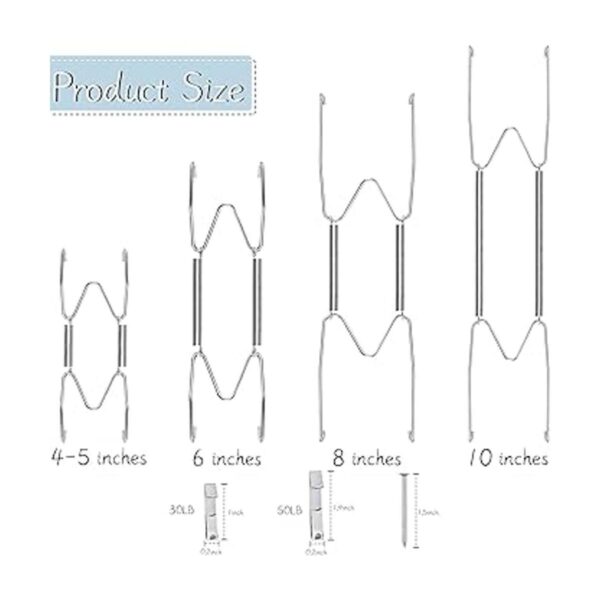 Hotop 20 piezas de 45 6 8 10 pulgadas ganchos_2
