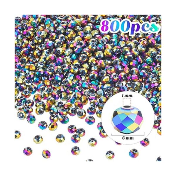 Highergo 800 cuentas de cristal Rondelle facetadas