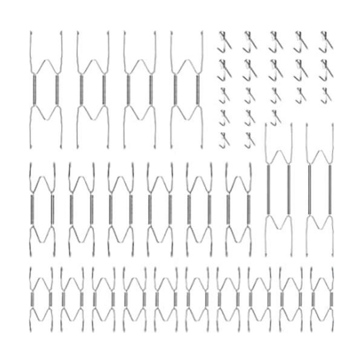 Hotop 20 piezas de 45 6 8 10 pulgadas ganchos