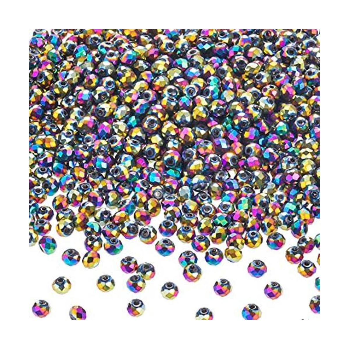 Highergo 800 cuentas de cristal Rondelle facetadas