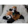 Red Pandas Juego de juguetes de peluche súper suaves para